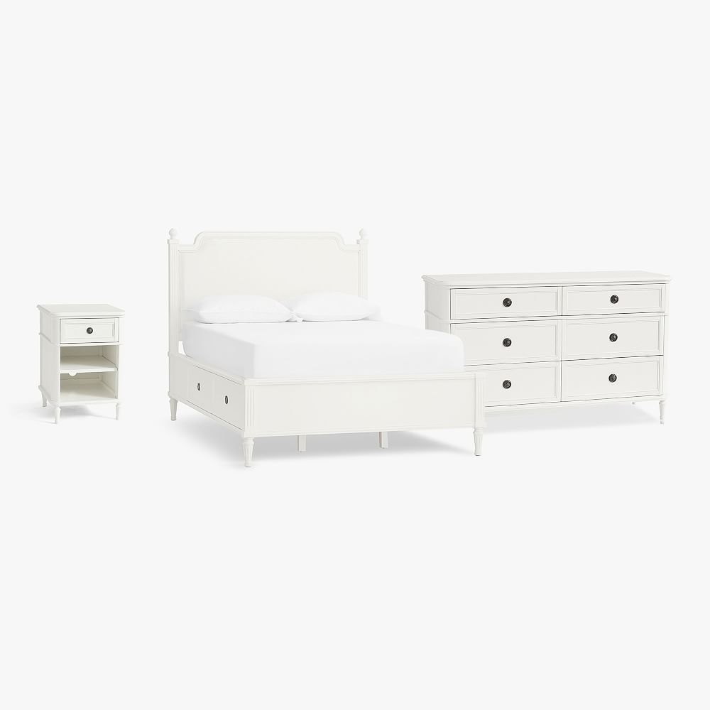 Colette Storage Bed, Nightstand &amp; 6-Drawer Dresser Set