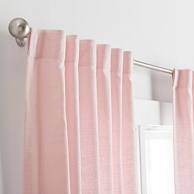 Cotton Linen Curtain - 44&quot; Wide