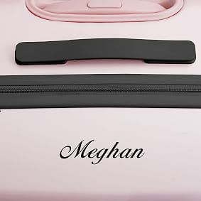 &quot;Make It Mine&quot; Blush Custom Hard-Sided Luggage