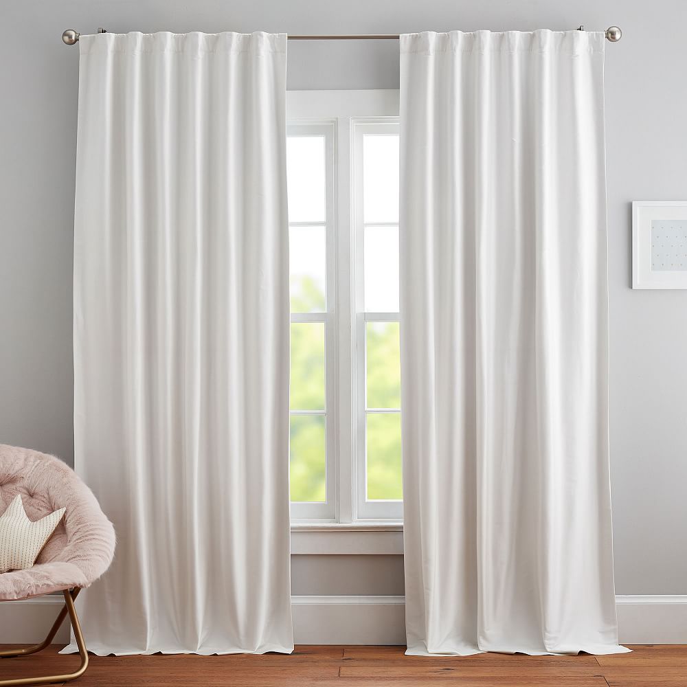 Monique Lhuillier Silk Blackout Curtain