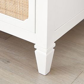 Auburn 6-Drawer Caned Dresser (51w x 21d&quot;)