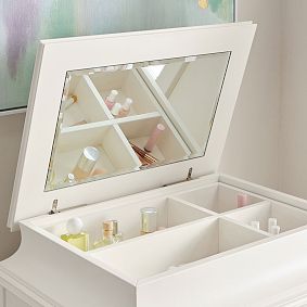 Charlotte Tall Flip-Top Dresser (26w x 19.25d&quot;)