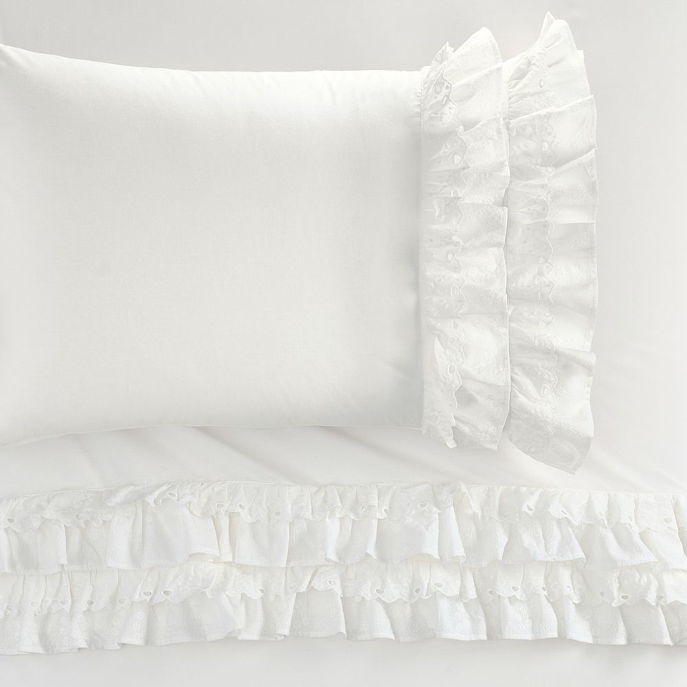 LoveShackFancy Bow Ruffle Sheet Set