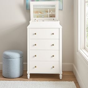 Charlotte Tall Flip-Top Dresser (26w x 19.25d&quot;)
