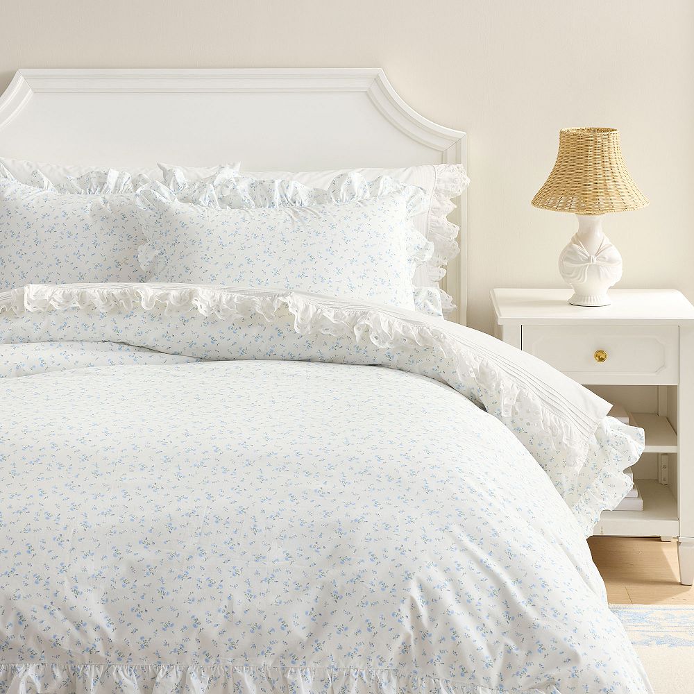 LoveShackFancy Prairie Wildflower Organic Duvet Cover