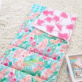 Lilly Pulitzer Orchid Sleeping Bag