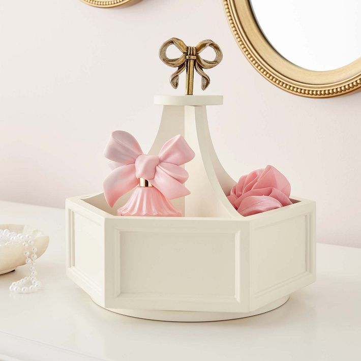 LoveShackFancy Desktop Spinning Organizer