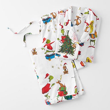 Dr. Seuss's The Grinch&#8482; &amp; Max&#8482; Organic Flannel Pajama Set
