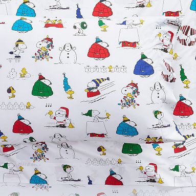 Peanuts® Snoopy® Organic Percale Sheet Set