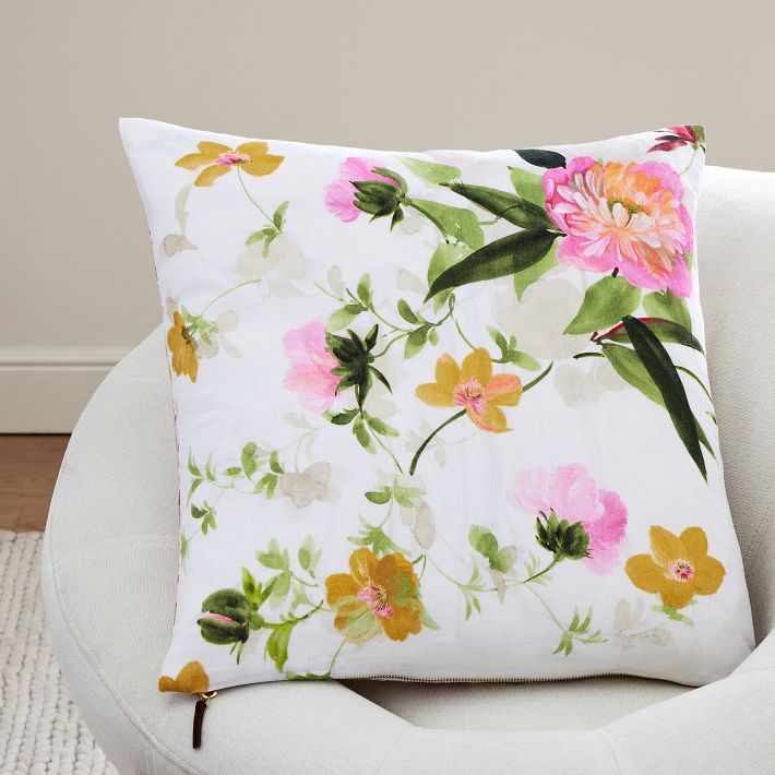 Pretty Blooms Reversible Pillow Cover