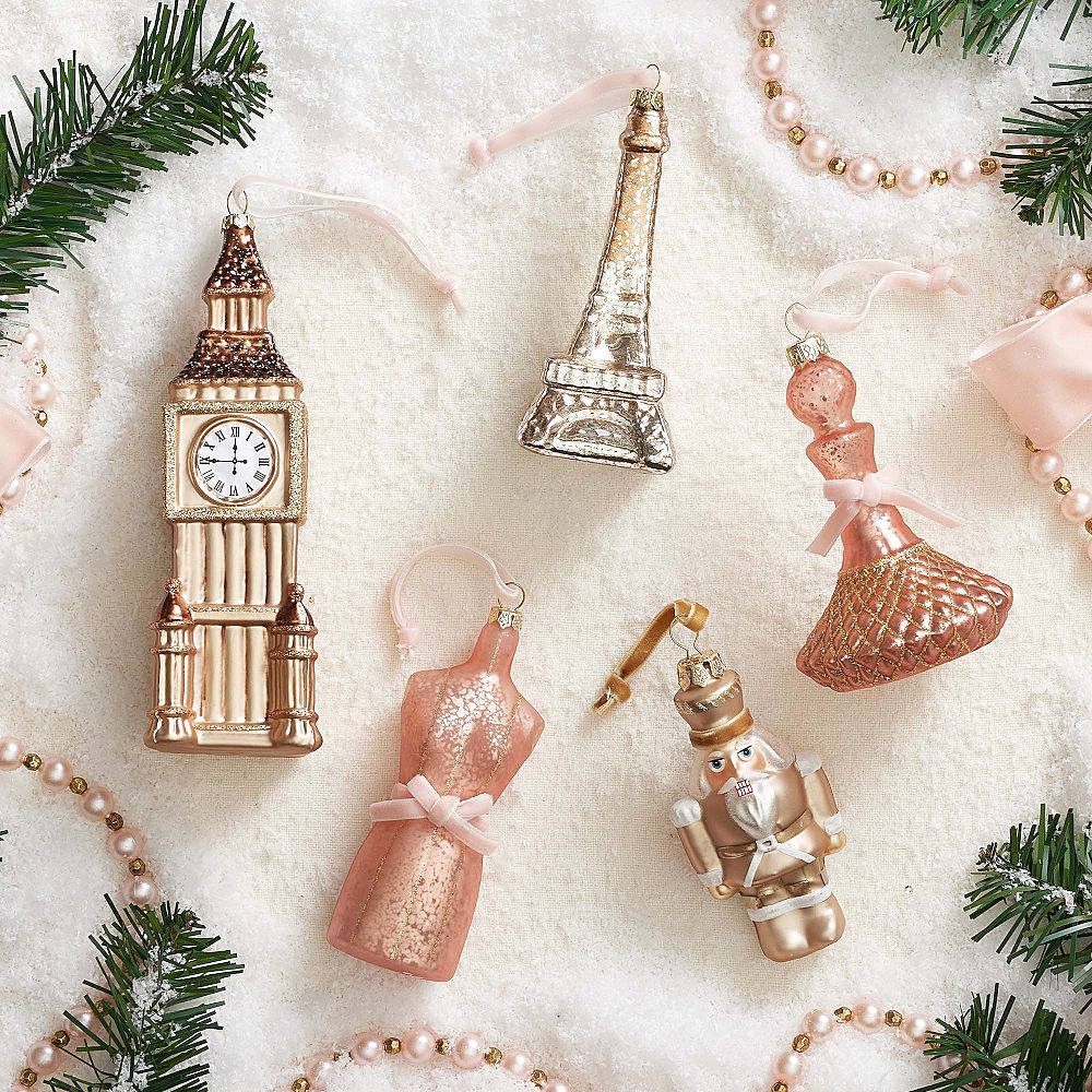LoveShackFancy Mercury Glass Ornaments - Set of 5