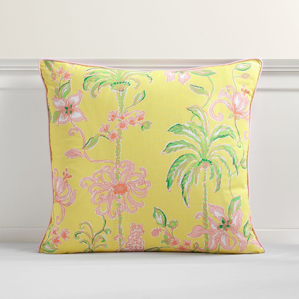 Lilly Pulitzer Tropical Oasis Reversible Euro Pillow Cover