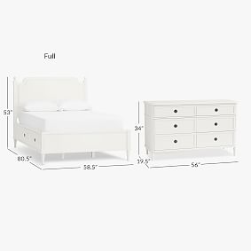 Colette Storage Bed &amp; 6-Drawer Dresser Set
