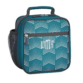 Gear-Up Chevron Teal Reflective Classic Lunch Bag