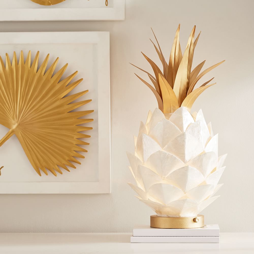 Lilly Pulitzer Capiz Pineapple Lamp