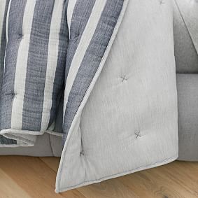 Solstice Striped Reversible Quilt