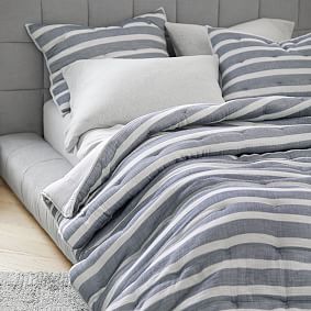 Solstice Striped Reversible Quilt