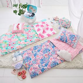 Lilly Pulitzer Orchid Sleeping Bag