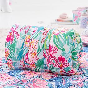 Lilly Pulitzer Orchid Sleeping Bag