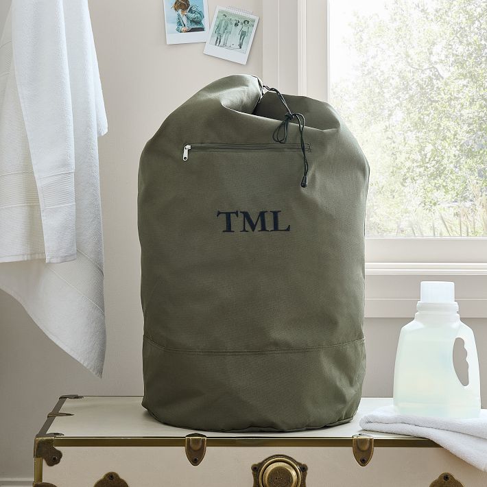【U LAN】Bonnie Cotton Washing Backpack Recycled Essential Laundry Backpack - Eco-Friendly Design