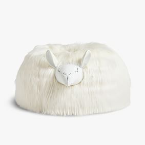Llama Critter Bean Bag Chair Slipcover + Insert, Large
