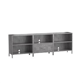 Locker Wall System, Triple Set (1 1- Drawer, 2 2-Cubby and 3 Bases)