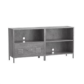 Locker Wall System, Double Set (1-Drawer, 2-Cubby and 2 Bases)