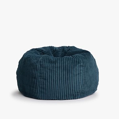 Chamois Midnight Bean Bag Chair Slipcover Only, Medium