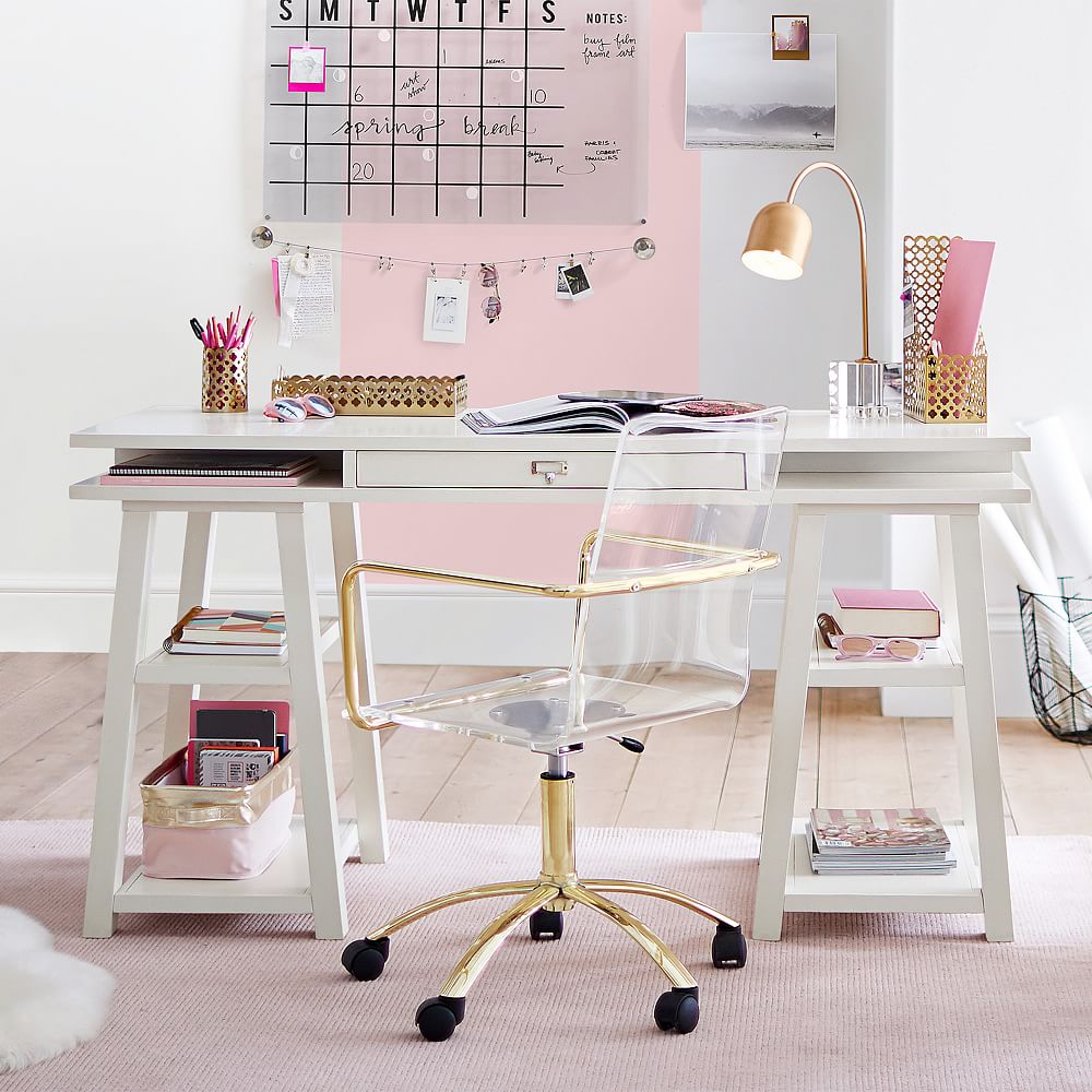 Customize-It Storage Trestle Desk
