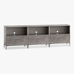 Locker 1-Drawer Bookcase, Set of 3 (90&quot;)