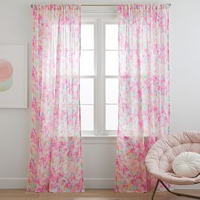 Tie-Dye Sheer Curtain