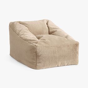 Badgley Fur Sand Modern Lounger