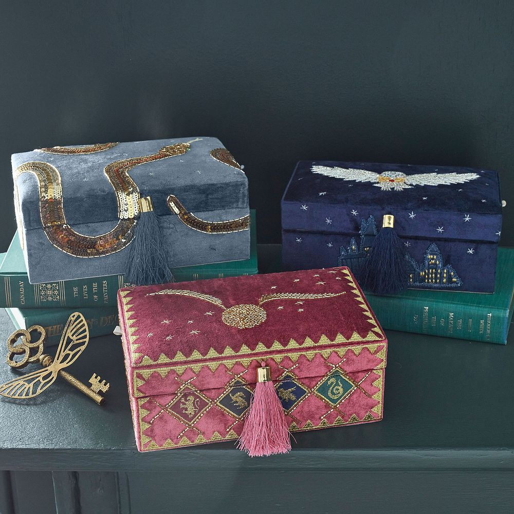 Harry Potter&#8482; Beaded Velvet Jewelry Boxes 