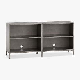Locker 2-Cubby Bookcase, Set of 2 (60&quot;)