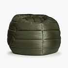 Forest Green Puffer Bean Bag Chair