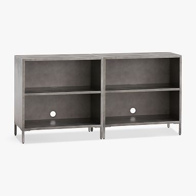 Locker 2-Cubby Bookcase, Set of 2 (60&quot;)
