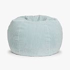 Chamois Porcelain Blue Bean Bag Chair
