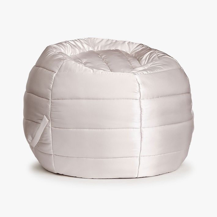 Champagne Puffer Bean Bag Chair