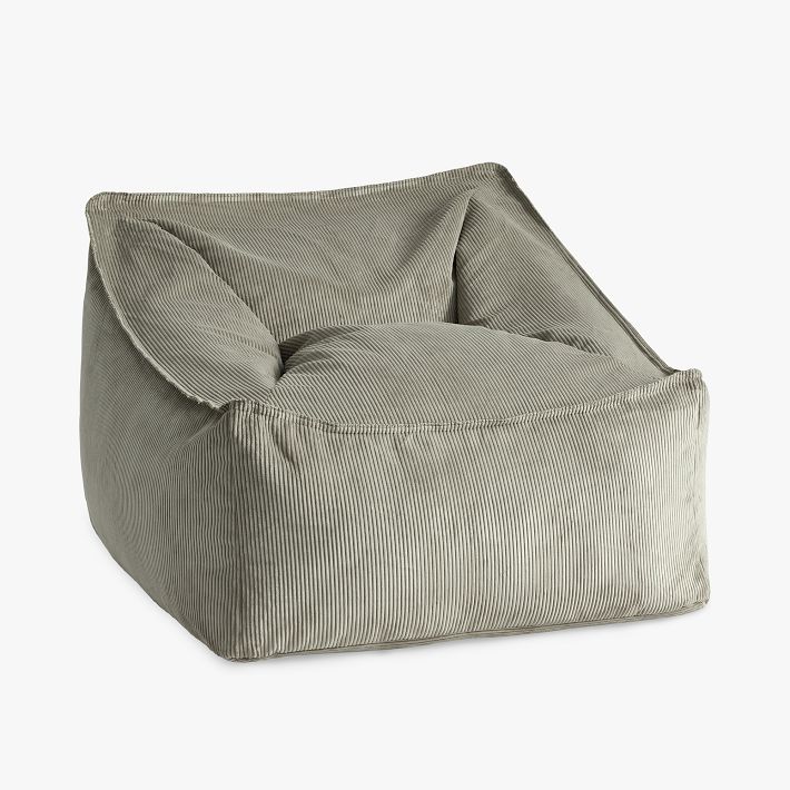 Corduroy Dusty Olive Modern Lounger