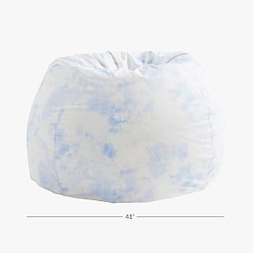 Easy Breezy Blue Tie-Dye Bean Bag Chair