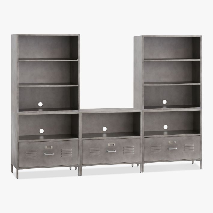 Locker 3-Drawer &amp; Cubby Tower Set (90&quot;)