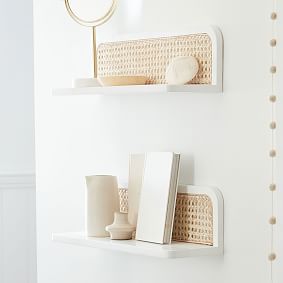 White Cane Shelf