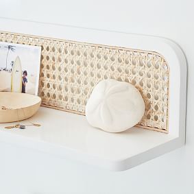 White Cane Shelf