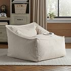 Corduroy Ivory Modern Lounger