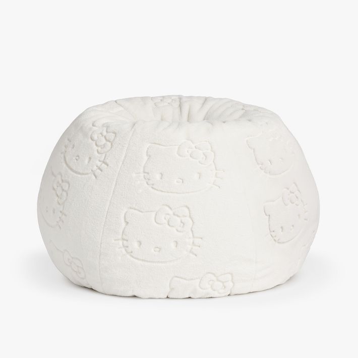 Hello Kitty&#174; Ivory Faux Fur Bean Bag Chair Slipcover Only