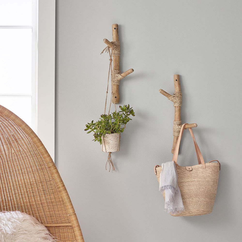 Driftwood Hooks, Set of 2