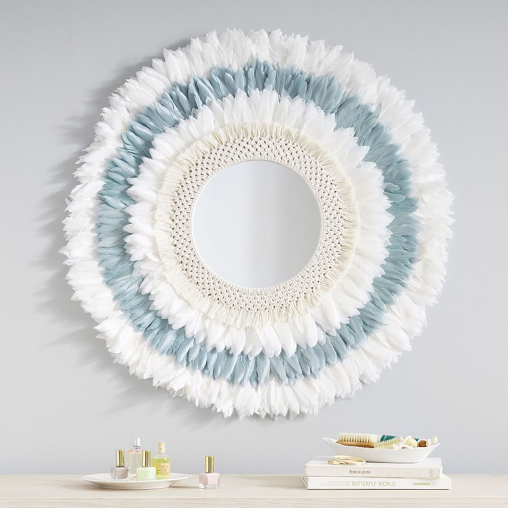 Feather Wall Mirror