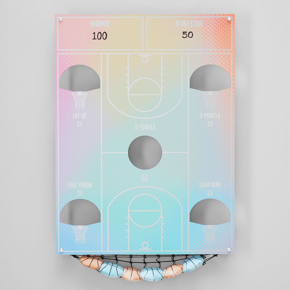 Ombre Basketball Beanbag Toss Game