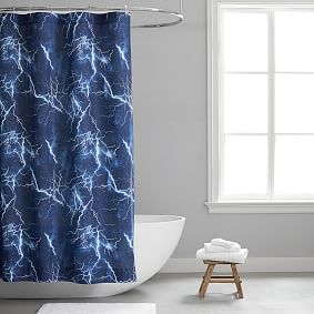 Storm Organic Shower Curtain