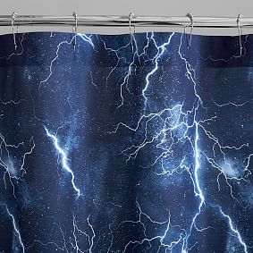 Storm Organic Shower Curtain